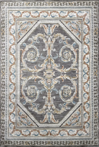 Классический Ковер Versailles 40965A Anthracite / Beige — купить в Барнауле с доставкой по России | Grand Carpets