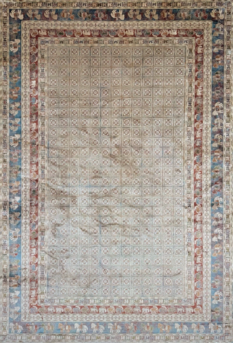 Классический Ковер Nobility S J835CH Beige / Blue — купить в Барнауле с доставкой по России | Grand Carpets