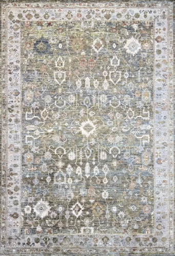 Винтажный Ковер Image MK11A Dark Grey / Brown Green — купить в Барнауле с доставкой по России | Grand Carpets