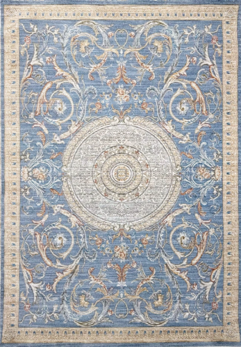 Классический Ковер Versailles 40931A Blue / Beige — купить в Барнауле с доставкой по России | Grand Carpets