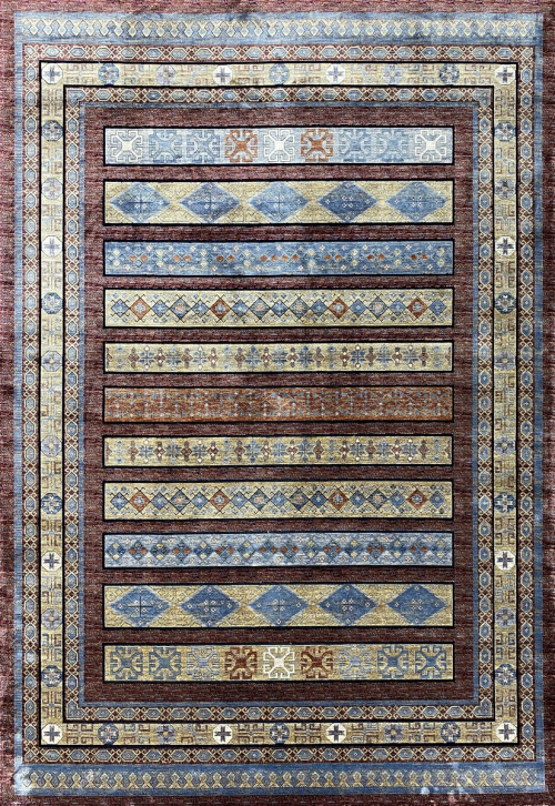 Классический Ковер Gabbeh 5172A Terra / Burgundy — купить в Барнауле с доставкой по России | Grand Carpets