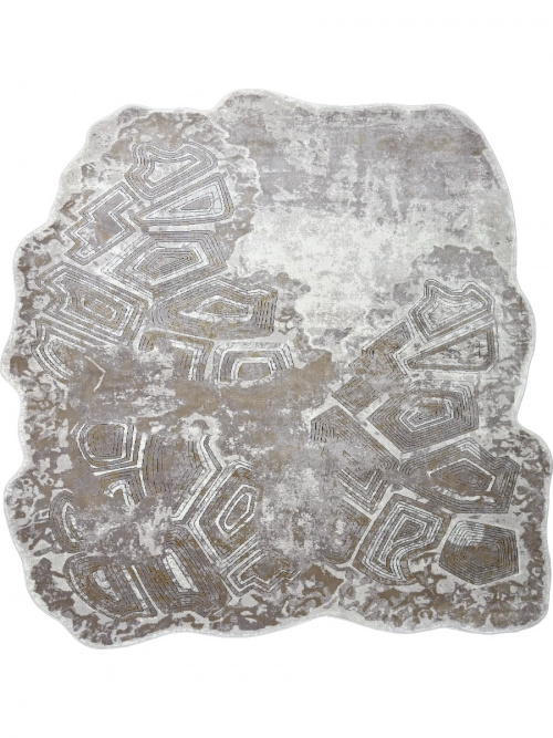 Абстрактный Ковер Silhouette Y244 Beige / Gold — купить в Барнауле с доставкой по России | Grand Carpets