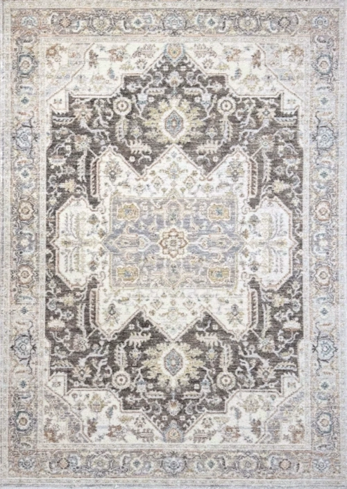 Классический Ковер Wool S J414AD Brown / Cream — купить в Барнауле с доставкой по России | Grand Carpets