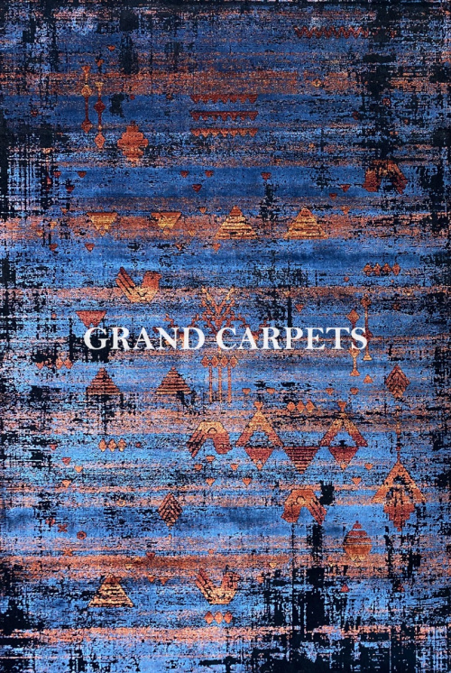 Винтажный Ковер Gabbeh 6468C Mavi / Mavi — купить в Барнауле с доставкой по России | Grand Carpets