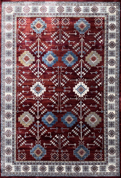 Классический Ковер Gabbeh 6473A Burgundy / Burgundy — купить в Барнауле с доставкой по России | Grand Carpets