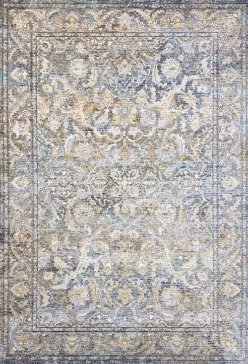 Винтажный Ковер Image MN75A Blue / Dark Grey — купить в Барнауле с доставкой по России | Grand Carpets