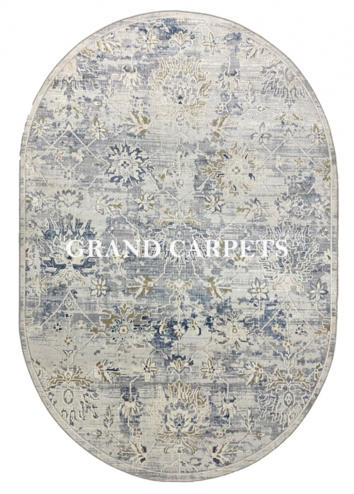 Винтажный Ковер Perla C546AC Beige / Blue — купить в Барнауле с доставкой по России | Grand Carpets