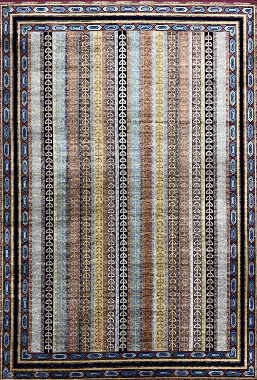 Классический Ковер Gabbeh 5165A Burgundy / Burgundy — купить в Барнауле с доставкой по России | Grand Carpets