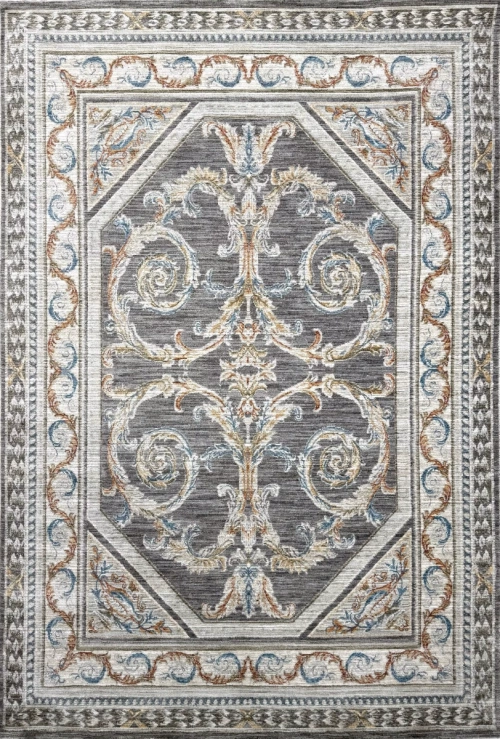 Классический Ковер Versailles 40965A Anthracite / Beige — купить в Барнауле с доставкой по России | Grand Carpets