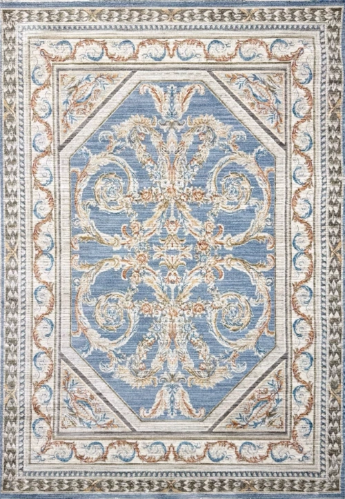 Классический Ковер Versailles 40964A Beige / Blue — купить в Барнауле с доставкой по России | Grand Carpets